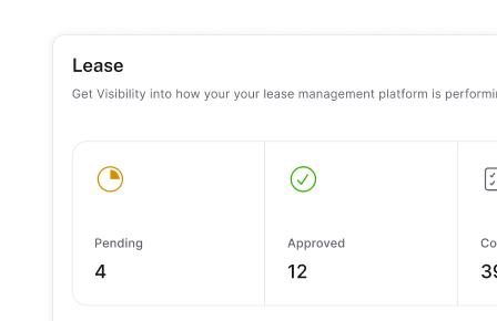 lease dashboard visual
